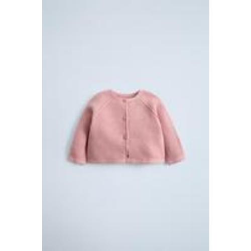 KNIT CARDIGAN - Pink | ZARA United States