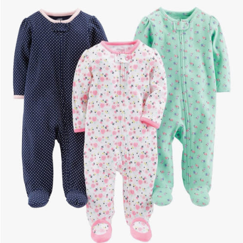 3-6 Month Long Sleeve Baby Sleeper w/ Two Way Zipper. Feel feee to pick any color, pattern, or brand, just the two-way zipper is a must :)