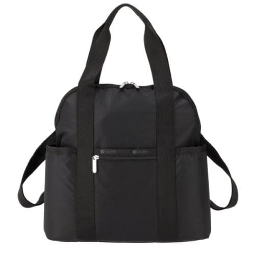 Solid Black Double Trouble Backpack | LeSportsac