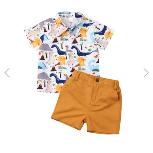DINOSAUR LAND Summer Outfit - Hazel & Bo