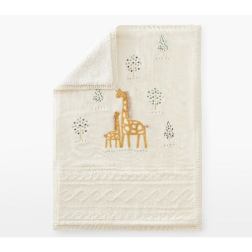 Giraffe Heirloom Baby Blanket