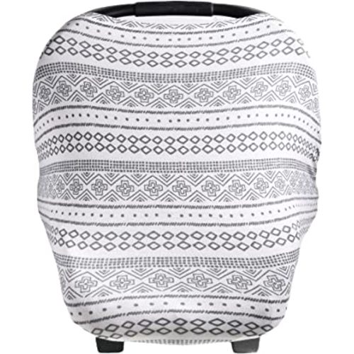 Copper Pearl Multi-Use Cover: Car Seat Covers, Nursing Cover, and Stroller Cover for Sun - Stretchy Fabric, All-Season Use, Stylish Designs, Easy Access for Moms - Westyn