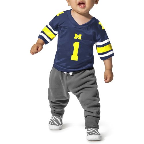 Little King NCAA Infant-Touchdown Pass-Team Football Jersey-Sizes 6 Months 12 Months 18 Months