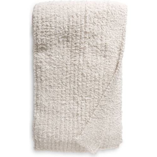 Barefoot Dreams CozyChic™ Rib Throw Blanket - Almond
