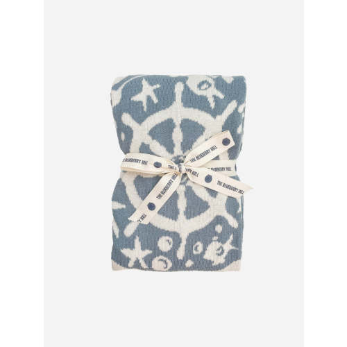 Organic Cotton Nautical Blanket