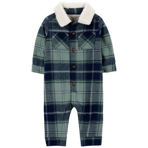 Baby Plaid Flannel Jumpsuit - Carter's | Carter's