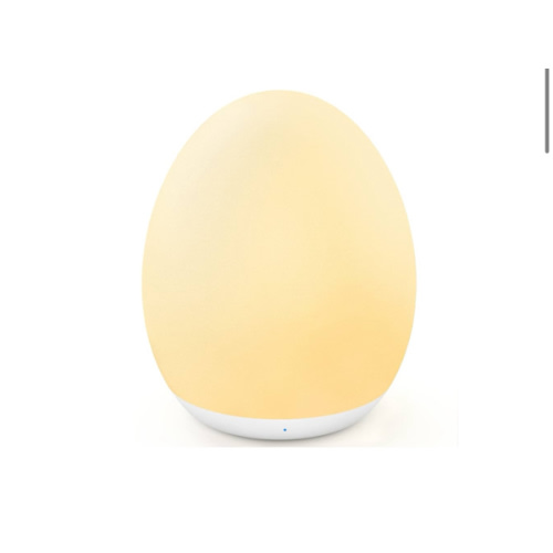 MediAcous Night Light for Kids, Egg Light for Nursery, 7 Colors Changing & Stepless Dimming, Soft Silicone Touch Night Lamp with 1 Hour Timer, Rechargeable Nursery Night for Breastfeeding