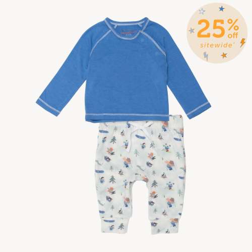 'tis the ski-son modal magnetic roll around long sleeve top + pant set – Magnetic Me