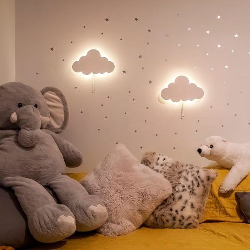 2 Pack Cloud Light - Floating Cloud Wall Lamps for Nursery