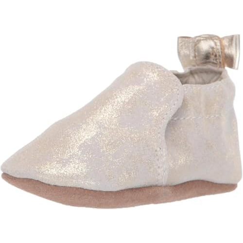 Robeez Baby Girls and Unisex Soft Soles Slip-Resistant Crib Shoes Slippers for Infant and Toddler, 0-24 Months