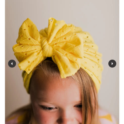 Suraia | Lemon Twist | Eyelet Headwrap