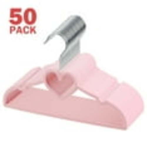 50 Pack Kids Hangers,Premium Velvet Strong and Durable Baby Hangers, Non-Slip Toddler Hangers, Baby Clothes Hangers With 360°Swivel Hook,12.8”Children Hangers,Ultra Slim and Stackable Space Saving
