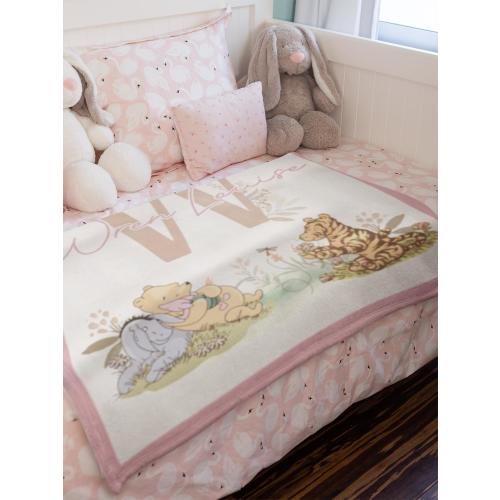 Baby Blanket, Warm Winnie the Pooh Personalized Blanket, Baby Shower Gift, Nursery Decor, Newborn Present, Gender Neutral