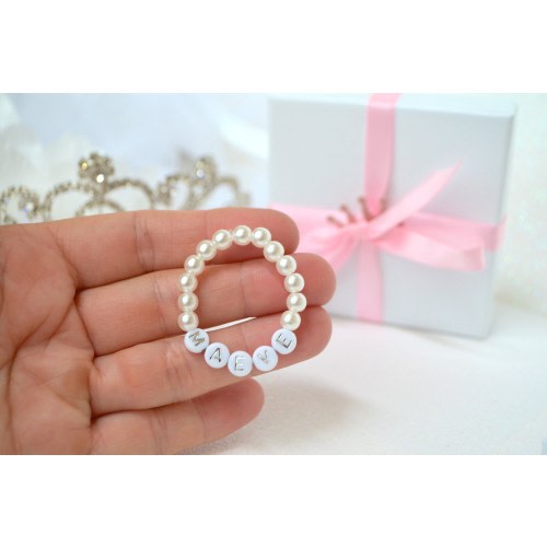 Pearl Baby Bracelet, Newborn Toddler Bracelet, Photoshoot, Personalized Baby Girl Bracelet, Baby Shower Gift, Best Friends Bracelet