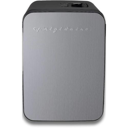 15-Can Retro Mini Fridge Cooler – Stainless Steel