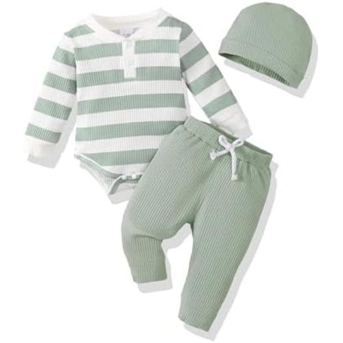 Newborn Infant Baby Boy Clothes Fall Winter Outfits New to The Crew Outfit Toddler Baby Boy Clothes Set