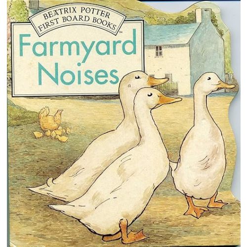 Farmyard Noises: Shaped Board Book (Potter Shaped Board Book) Board book – February 1, 1991