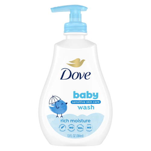 Baby Dove Rich Moisture Hypoallergenic Baby Wash 13 oz for Sensitive Skin