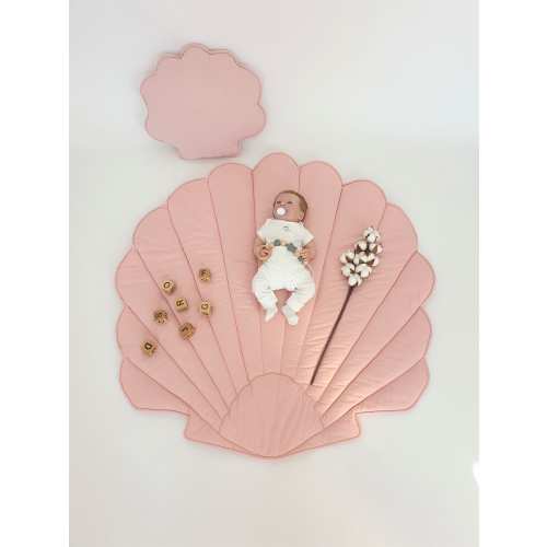 Seashell play mat, decorative floor mat, baby play mat