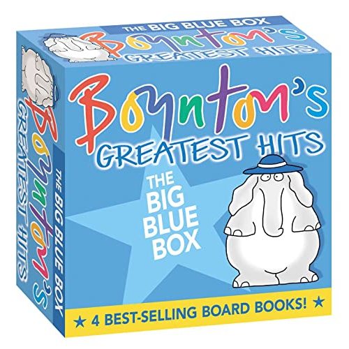 Boynton's Greatest Hits The Big Blue Box (Boxed Set): Moo, Baa, La La La!; A to Z; Doggies; Blue Hat, Green Hat