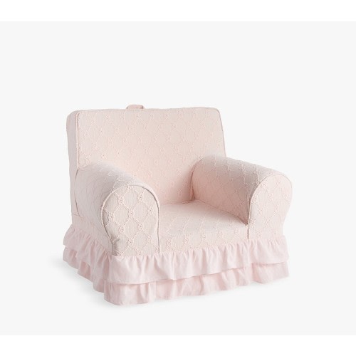 Kids Anywhere Chair®, Trellis Ruffle, Blush