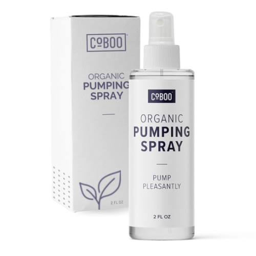 Pumping Spray 2 Fl Oz | Organic Skin Lubricant for Breast Pumping | Pump Flange Spray for Breast Shields | Vegan & Lanolin Free, Made in USA | Helps Sore Nipples & Clogged Milk Ducts