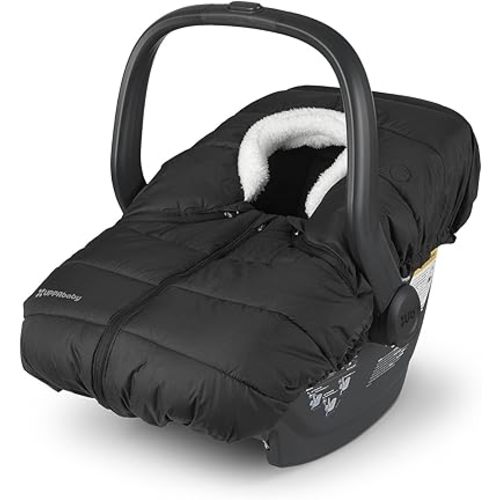 UPPAbaby CozyGanoosh for Aria and Mesa Infant Car Seat Carriers/Easily Attaches to Aria, Mesa, Mesa V2, Mesa Max/Ultra-Plush, Weather-Proof/Charcoal