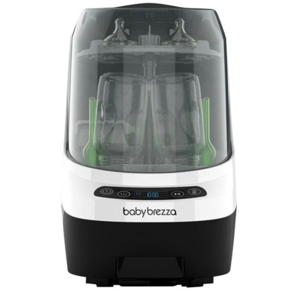 Baby Brezza Bottle Washer Pro Baby Bottle Sterilizer & Dryer - White/Black