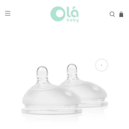Olababy Gentlebottle Anti-colic Silicone Wide Neck Bottle Nipples