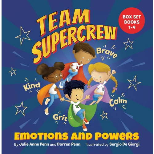 Team Supercrew - Emotions and Powers: 4 Book Box Set (Books 1-4), (Paperback)