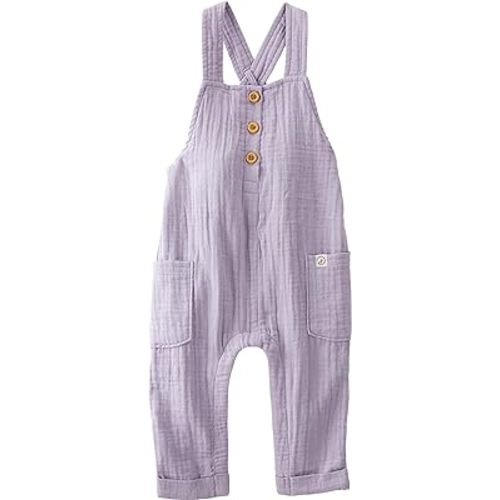 little planet by carter's unisex-baby Organic Cotton Gauze Overall Jumpsuit