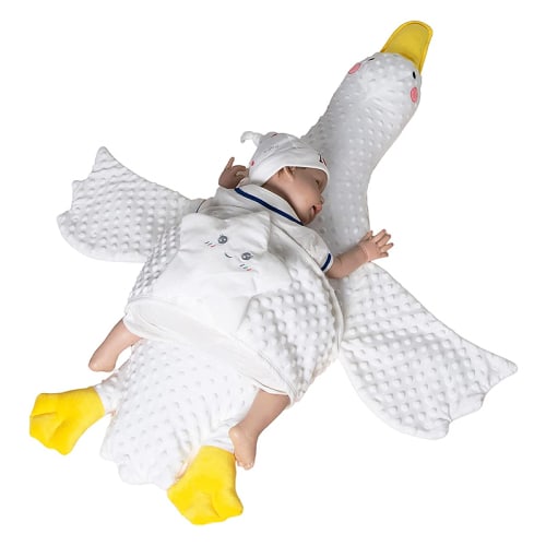 White Goose Newborn Baby Comfort Pillow - Orbisify.com