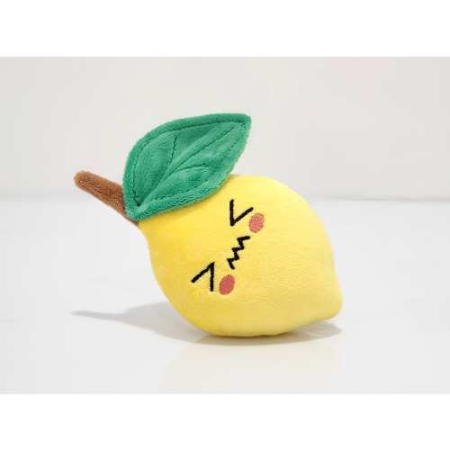 Lemon Plush - Cute Kawaii Fruit Plushie - Gift For Babyshower - Baby's First Toy - Fruit Nursery Theme Decor - Kids Present - Baby Gift