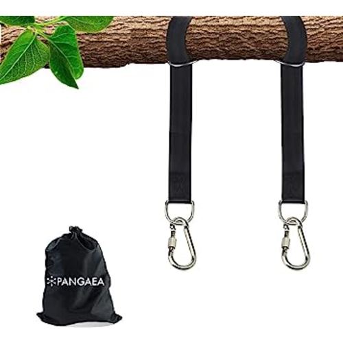 Tree Swing Hanging Straps Kit, Heavy Duty Holds 2200LBS 5FT Extra Long, with Safer Lock Snap Carabiners & Carry Pouch Bag
