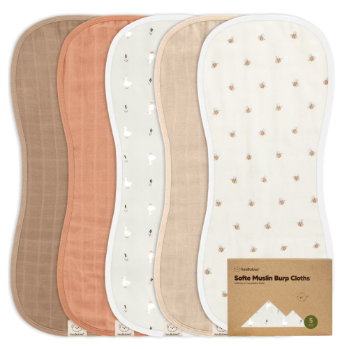 Softe Muslin Baby Burp Cloth- Hills