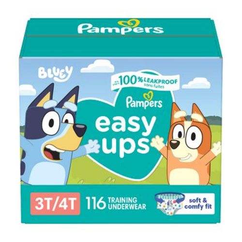 Pampers Easy Ups Bluey Training Underwear - Size 5t-6t - 80ct