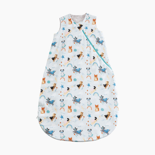 Loulou Lollipop Tencel Sleep Bag 1.0 Tog - Superhero Dog, 0-6 M