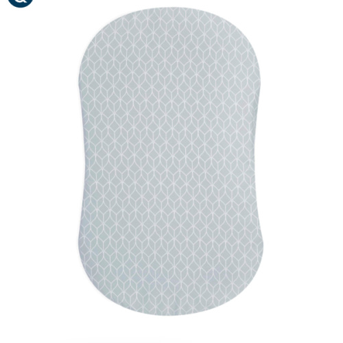 HALO - BassiNest Fitted Sheet 100% Cotton | Morning Mist - Gray
