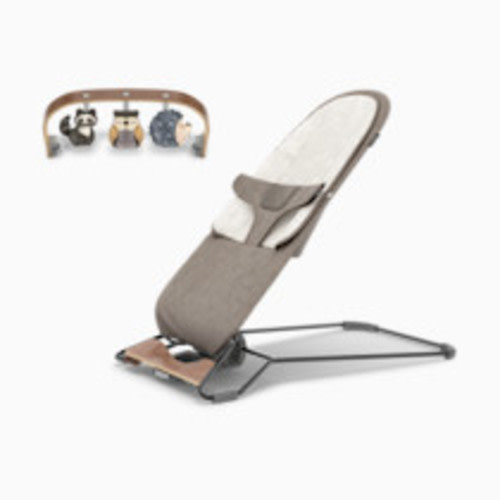 UPPAbaby Mira 2-in-1 Bouncer and Seat & Toy Bar Bundle - Wells/Forest Fun
