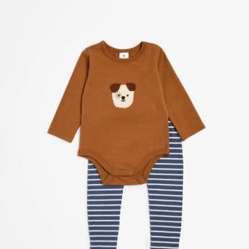 Baby Disney Winnie the Pooh Organic Cotton Jumper and Trackpant 2 Piece Set | Target Australia