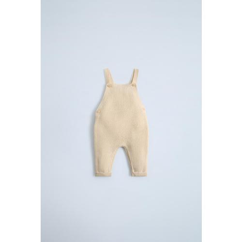 KNIT OVERALLS - Light beige | ZARA United States