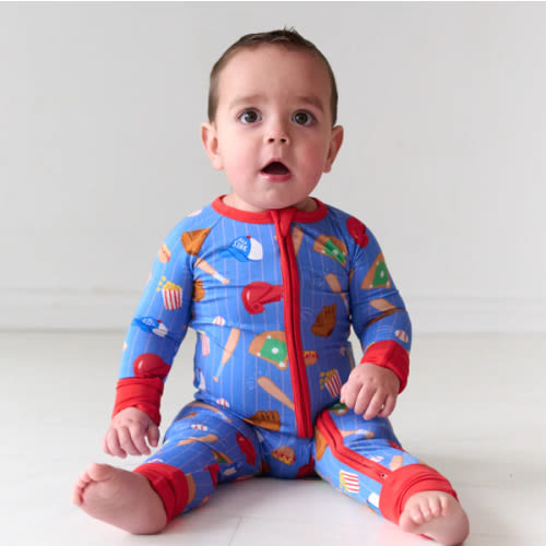 Blue All Stars Zippy - Little Sleepies