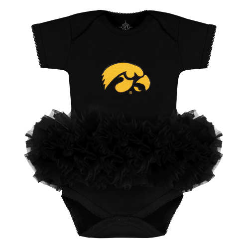 Iowa Hawkeyes Tutu Bodysuit | College Baby