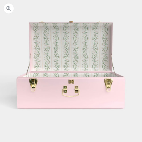 Grand Classic Trunk - Pink - Darling Dogwood / Embroidery
