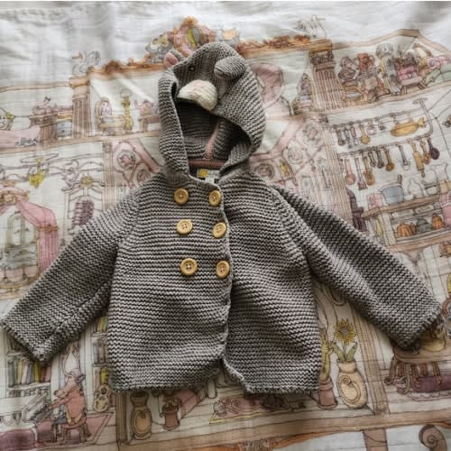 Baby Boden Bunny Cardigan