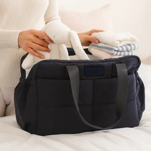 The Overnighter Nappy Bag Indigo
