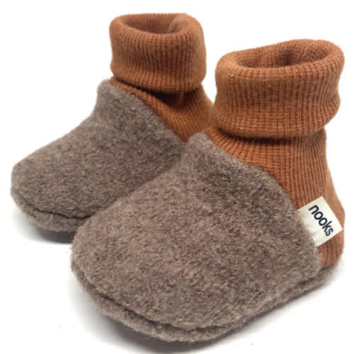 Pre-Walking Soft Wool Booties