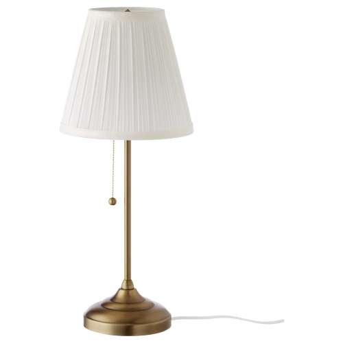 ÅRSTID Table lamp - brass/white