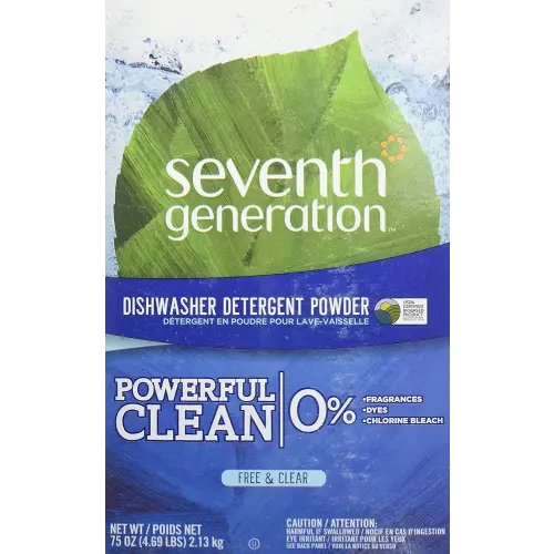 Seventh Generation Auto Dish Powder - Free & Clear - 75 oz - 2 pk