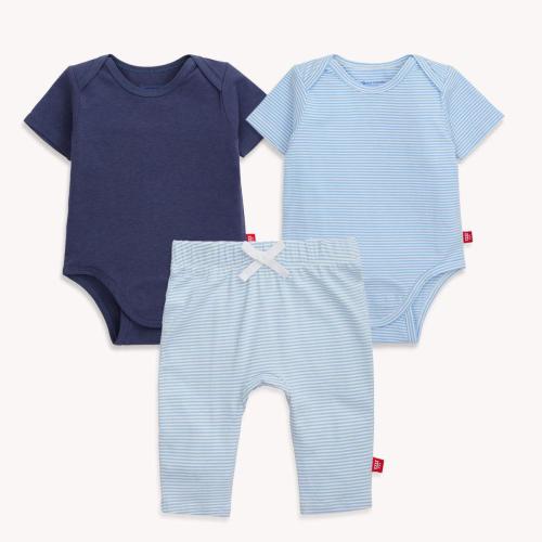 blue breeze cloudstretch™ magnetic bodysuit + pants| 3 set – Magnetic Me